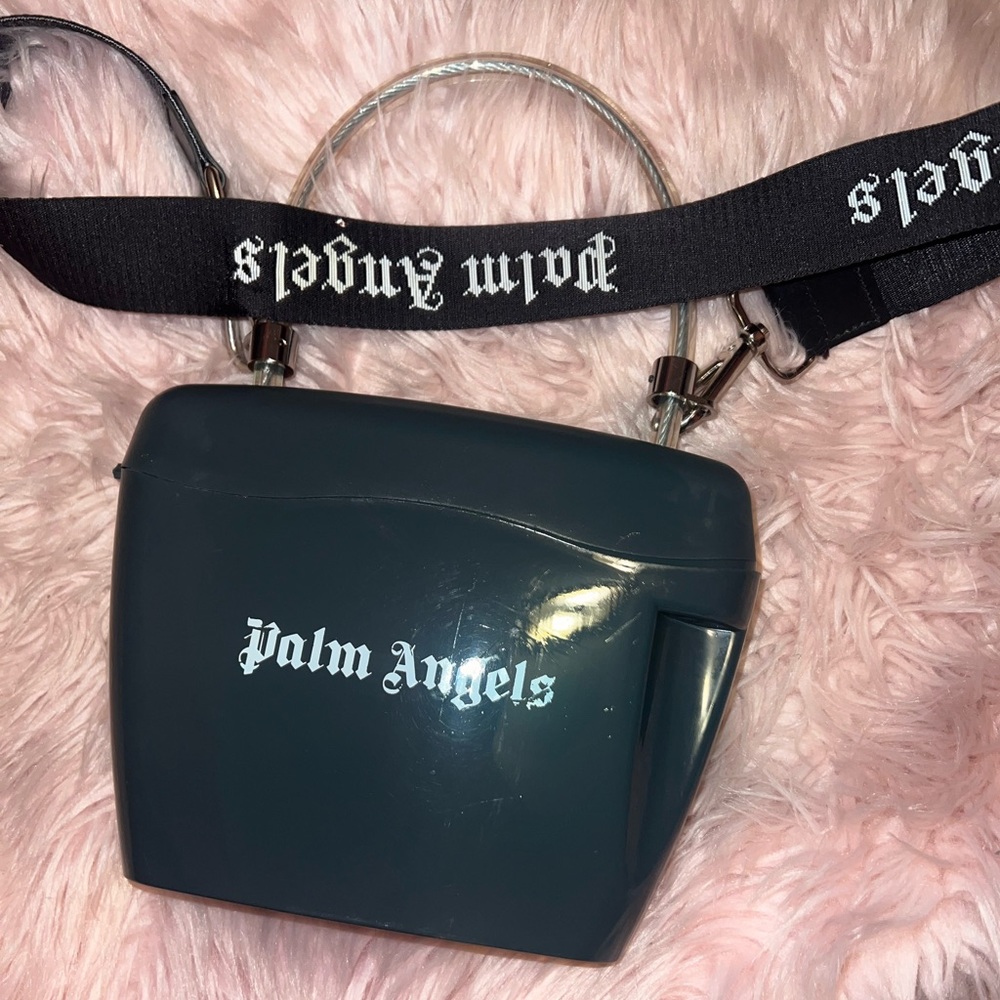 Authentic Palm Angels Strap Padlock Bag